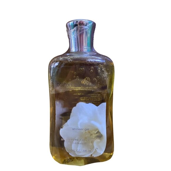 Bath & Body Works Cotton Blossom Shower Gel 10 Fl Oz Signature SEALED - Picture 1 of 9